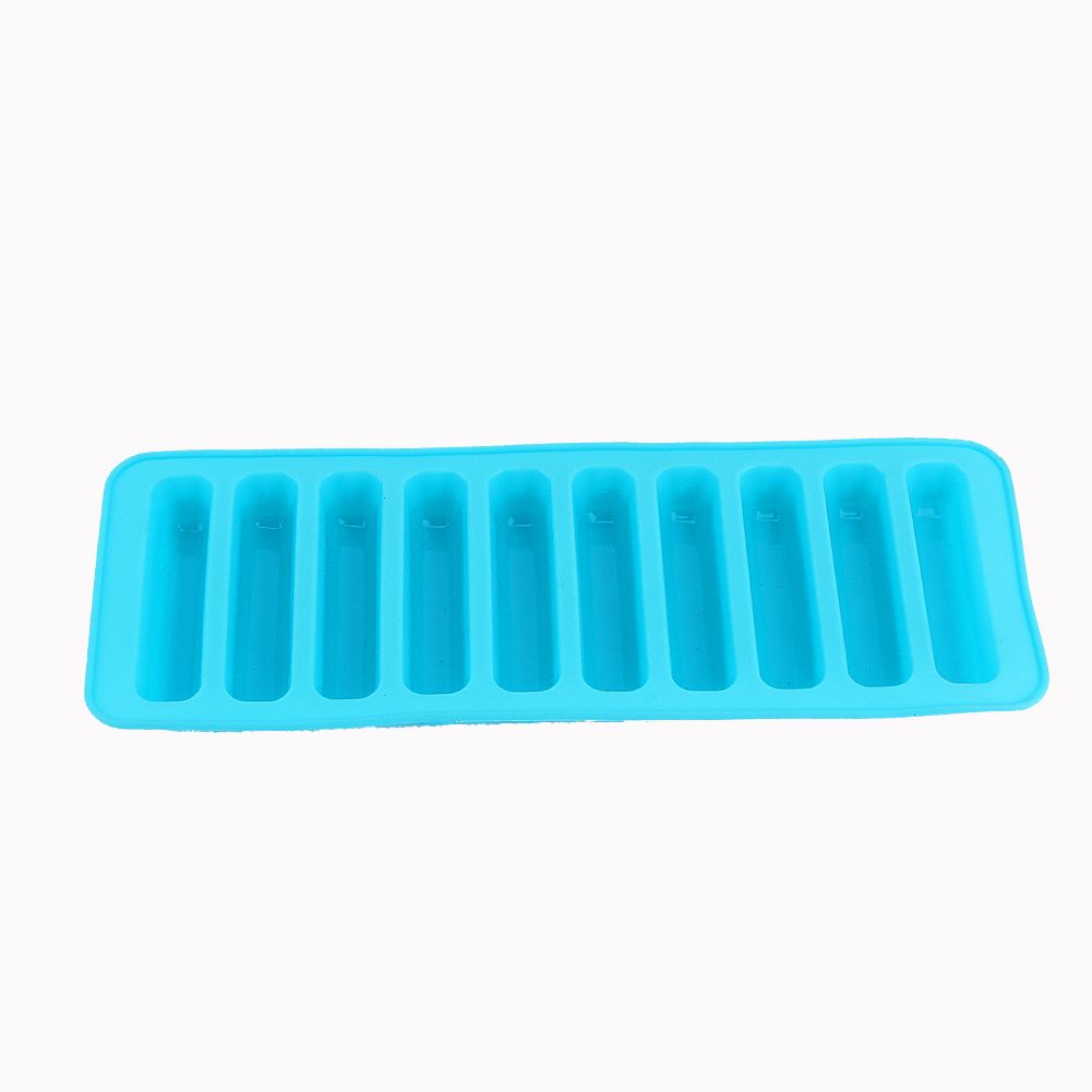 Colorful Cylinder Ice Cubes Tray Freeze Mould Fondant Chocolate Mold Make Silcone β image 2