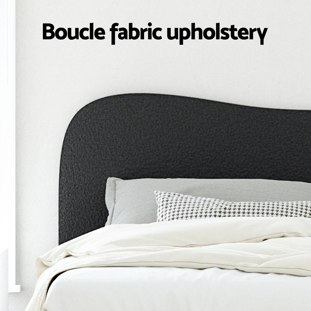 Artiss Bed Frame Queen Size Boucle DARA — image 4