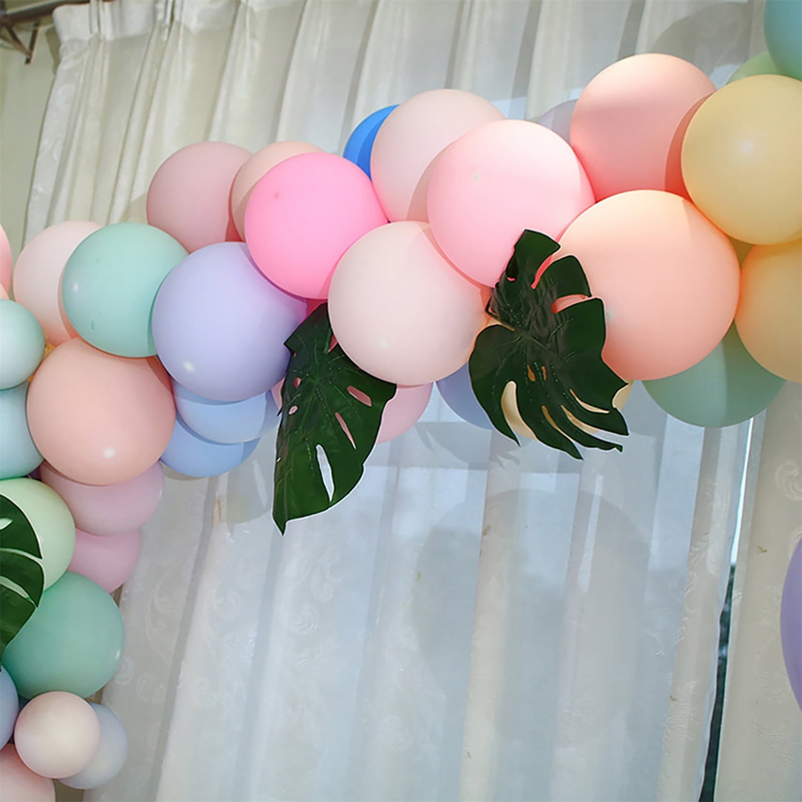 Adhesive Tape Handmade Tape 5M Transparent Flexible Plastic Balloon Tape Strips for Birthday 110 Holes Balloon String with Hole Design for Easy Balloon Fixing — image 6