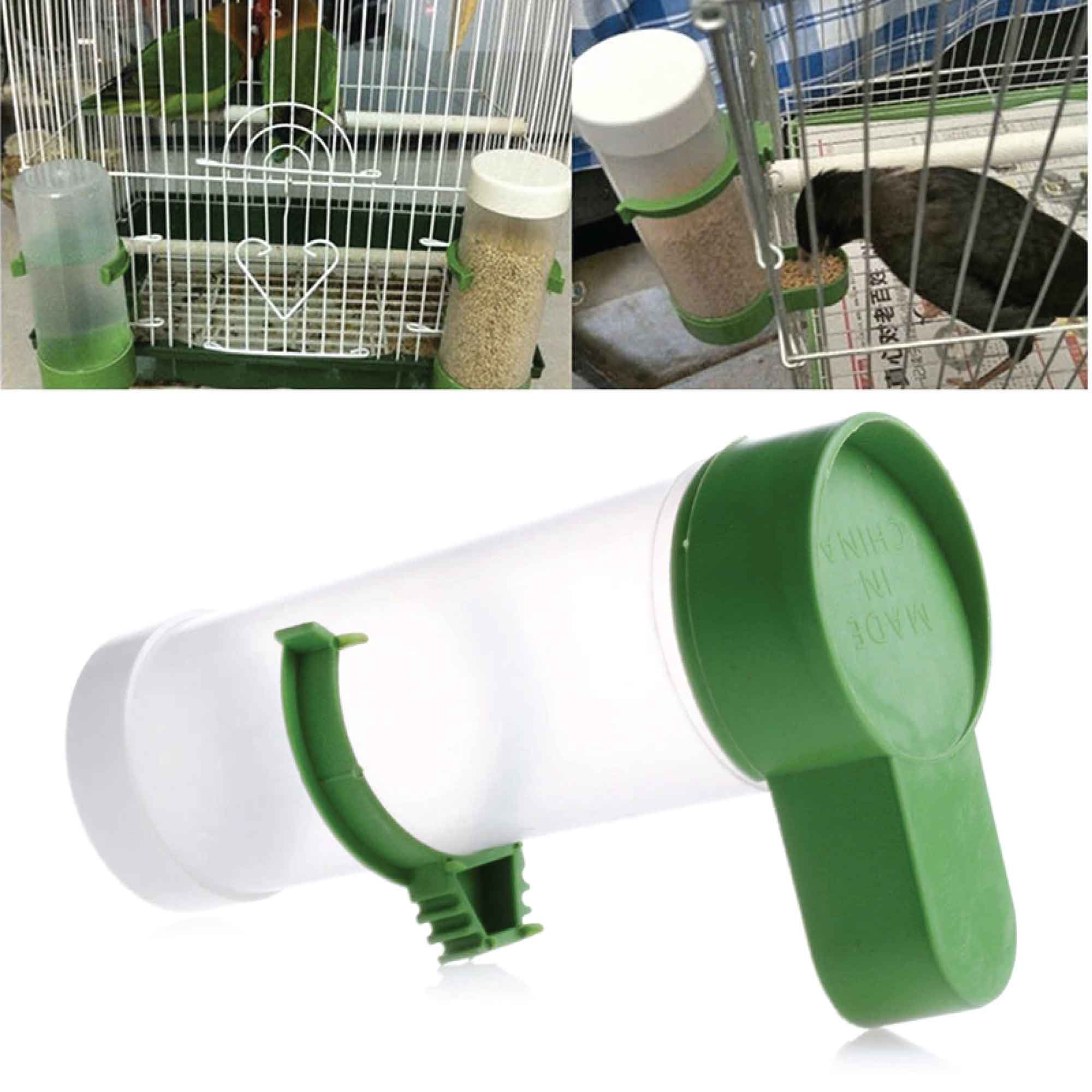 5x Bird Cage Food Dispenser Feeder Automatic Pet Parrot Budgie Cockatiel Aviary โ image 6