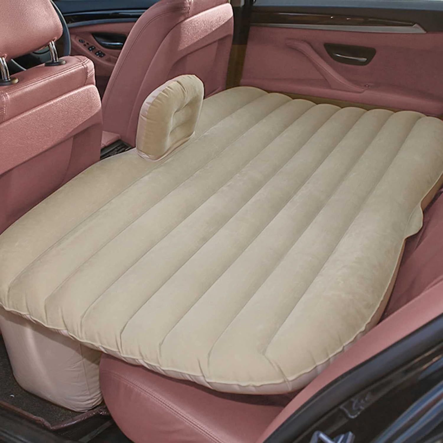 SUV Air Mattress for Back Seat Inflatable Car Air Bed Portable Car Mattress for Camping Travel Thickened Home Sleeping — image 5