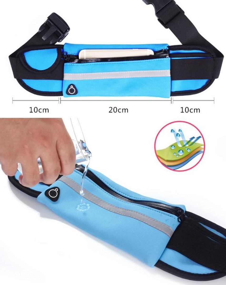 Waist bag - Sports - Fitness - Running - Adults - Neon yellow — image 3