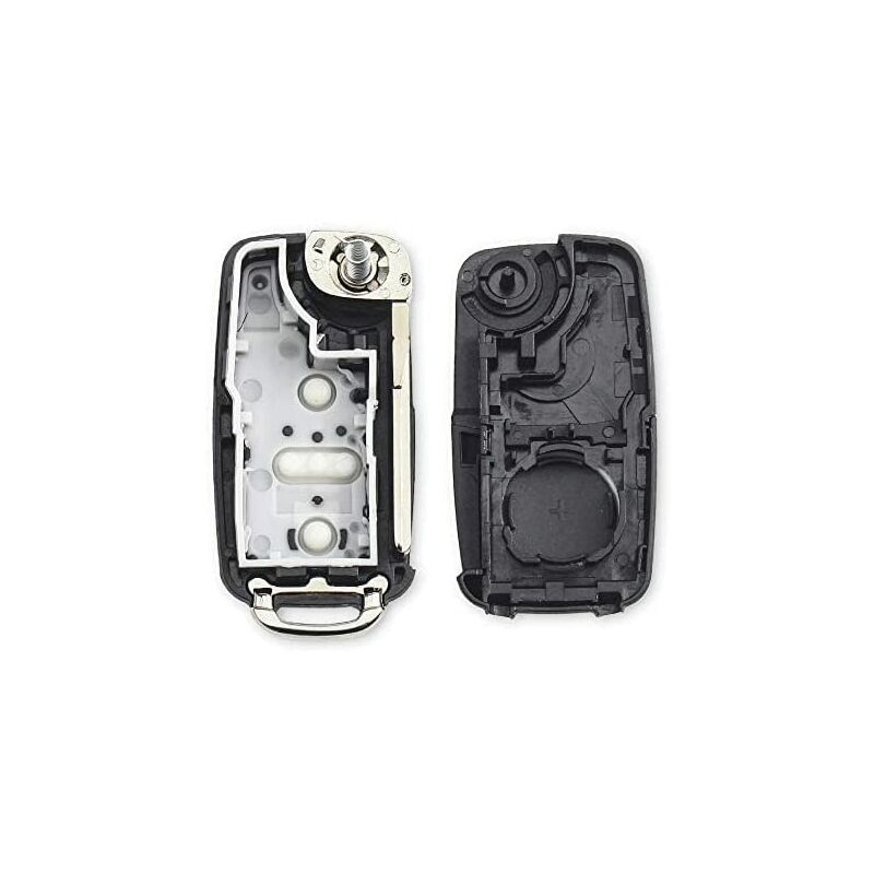 Replacement Folding Car Key Shell Fob For Vw Volkswagen Golf Mk6 T1Guan Polo Passat Cc Seat Skoda Octavia 3 Buttons — image 3