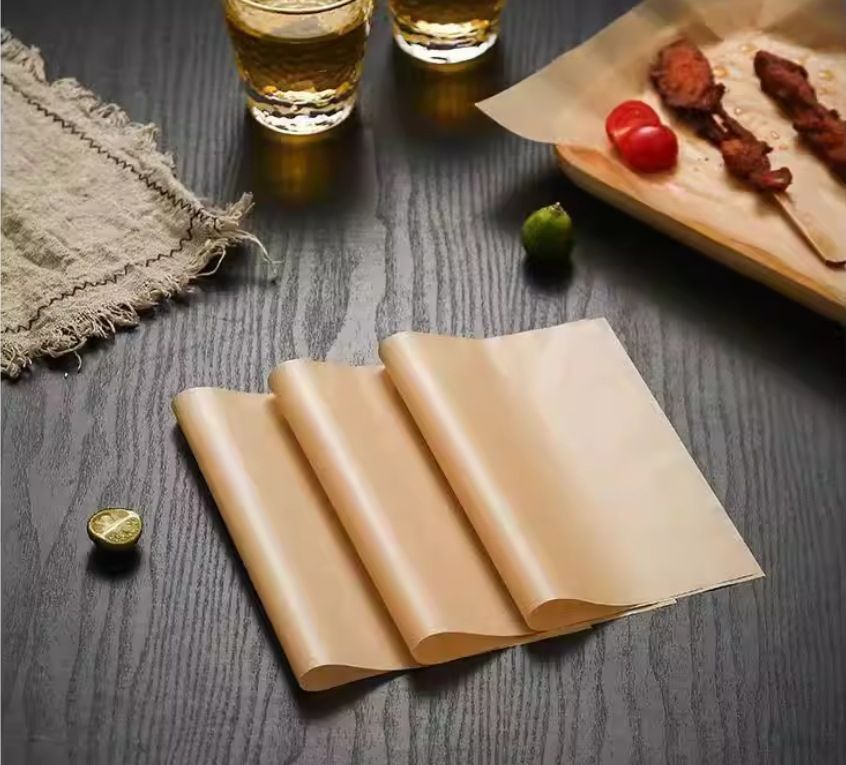 Baking Paper Parchment Paper Non-Stick Baking Sheets 100-Piece Baking Paper - Original wood color - Size 25-35CM โ image 6