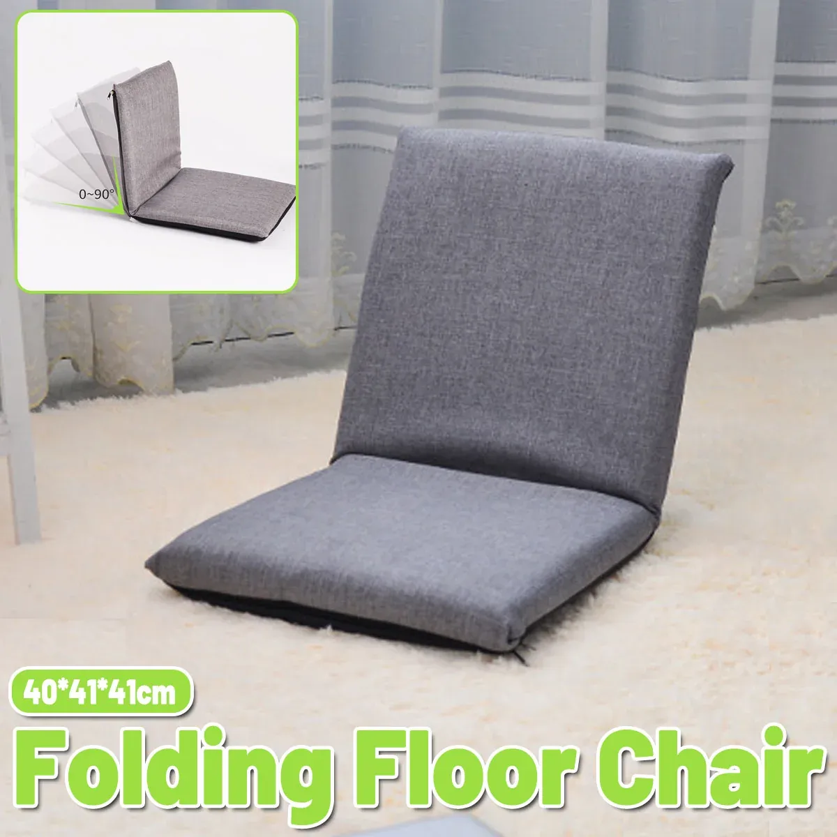 Floor Lounge Sofa Camping Portable Recliner Beach Chair Folding Outdoor Use