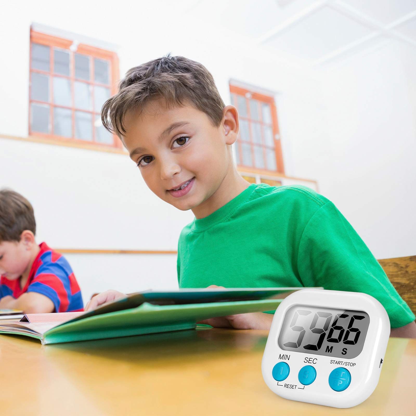 Kitchen Timers for Cooking and Baking with Big Digital Numbers and Loud Alarm Used in Cooking, Classroom, and Office โ image 5