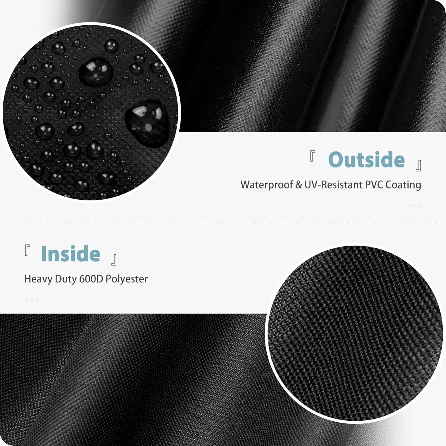72 Inch Waterproof Cover for Outdoor Grills and Griddles - Compatible with Members Mark, Napoleon Prestige 500, Cuisinart Woodcreek 4-in-1 and More 5-6 Burner — image 5