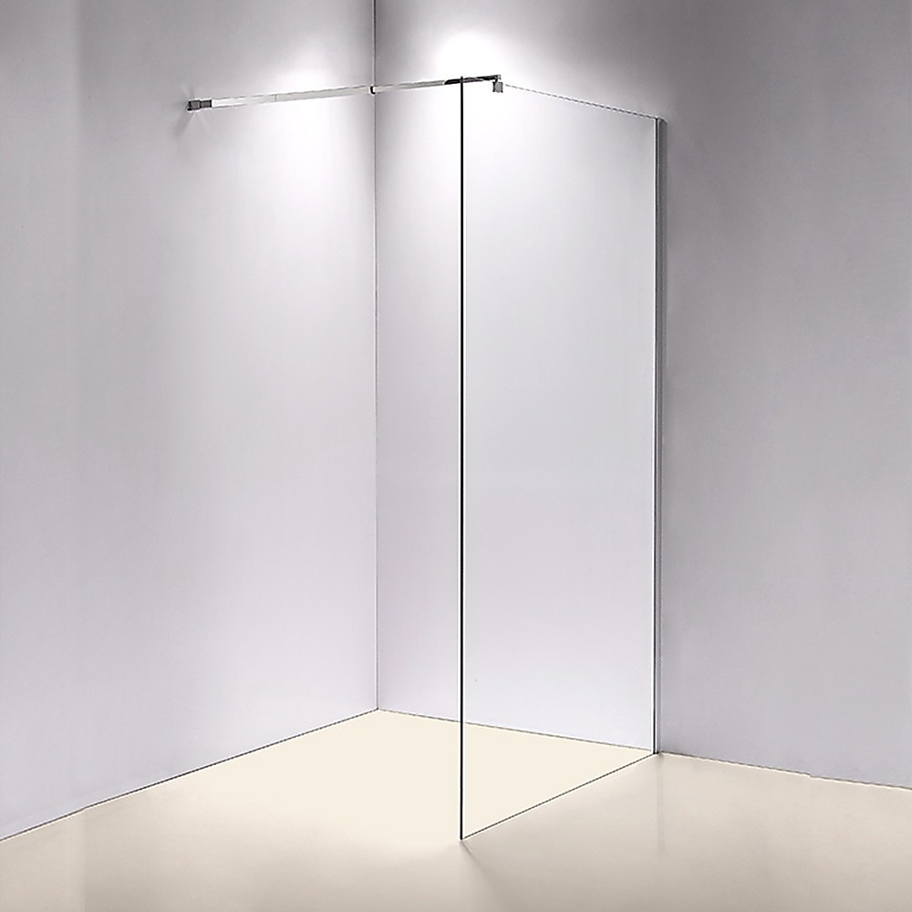 1100 x 2100mm Frameless 10mm Safety Glass Shower Screen โ image 4