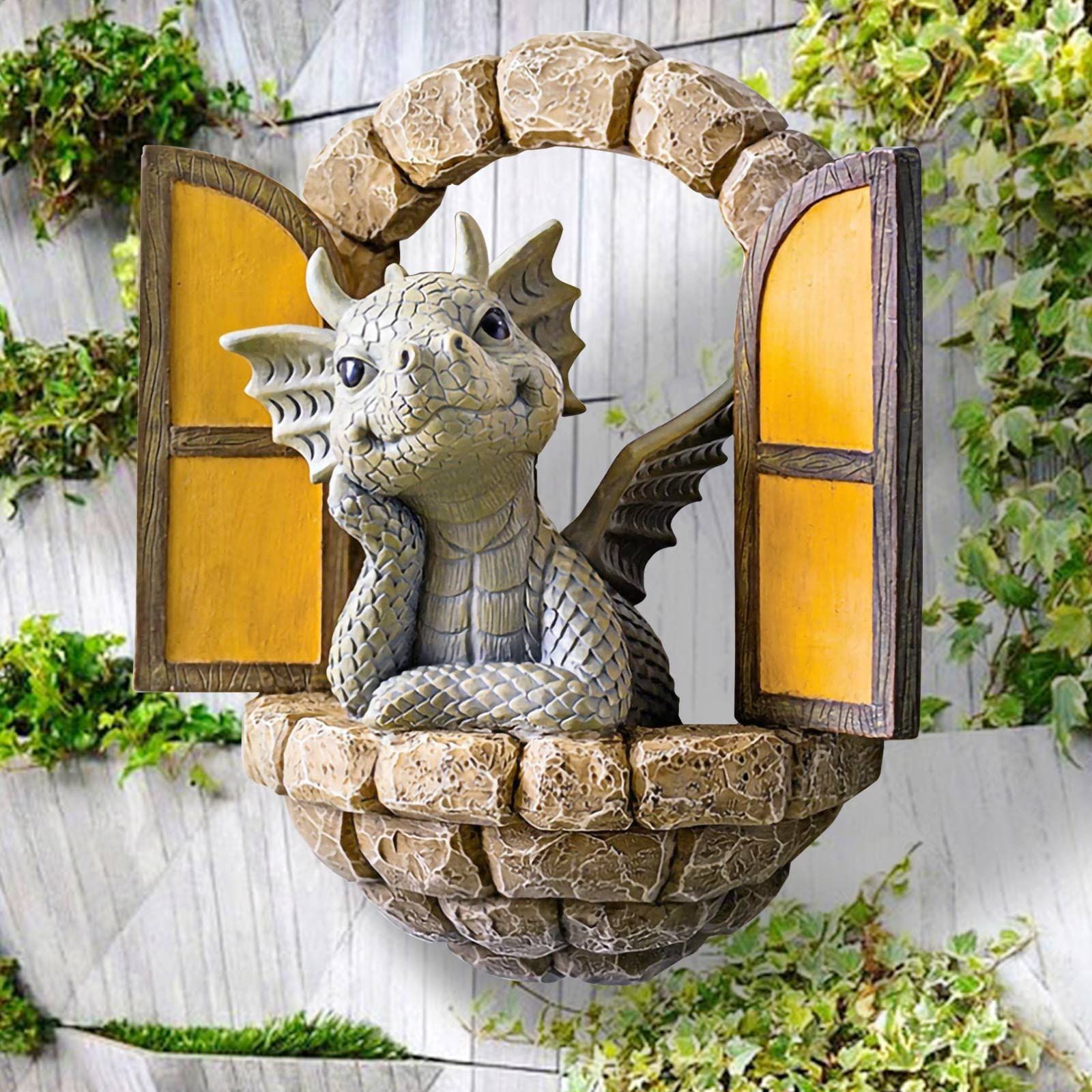 Outdoor Garden Dragon Decor Statue — image 3