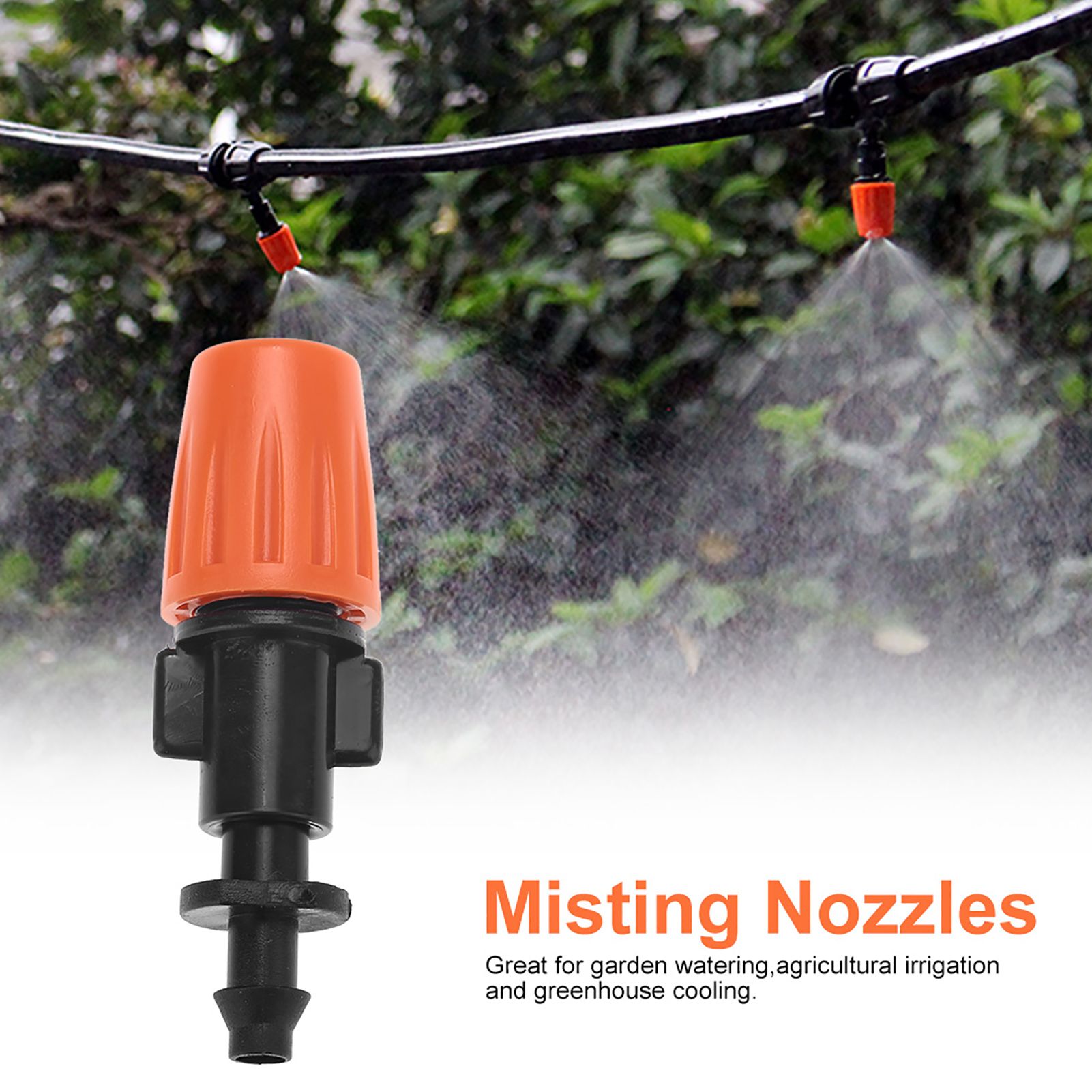 50pcs/set Adjustable Garden Drip Irrigation Misting Nozzles Micro Flowing Sprinkler Head Atomizer — image 5