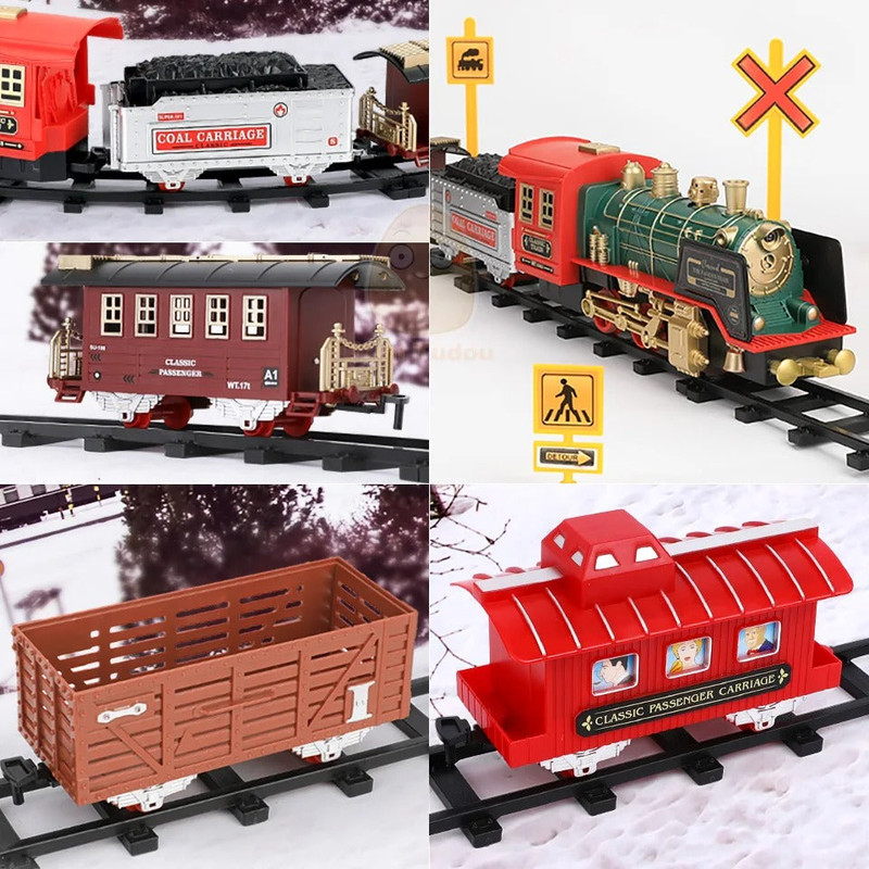 RC Track Train Set with Steam Effect โ image 2