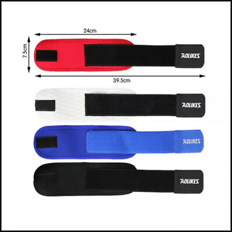 Aolikes Adjustable Sports Gym Wrist Support Brace Wrap Band Wristband Strap Au - Black+Purple โ image 4