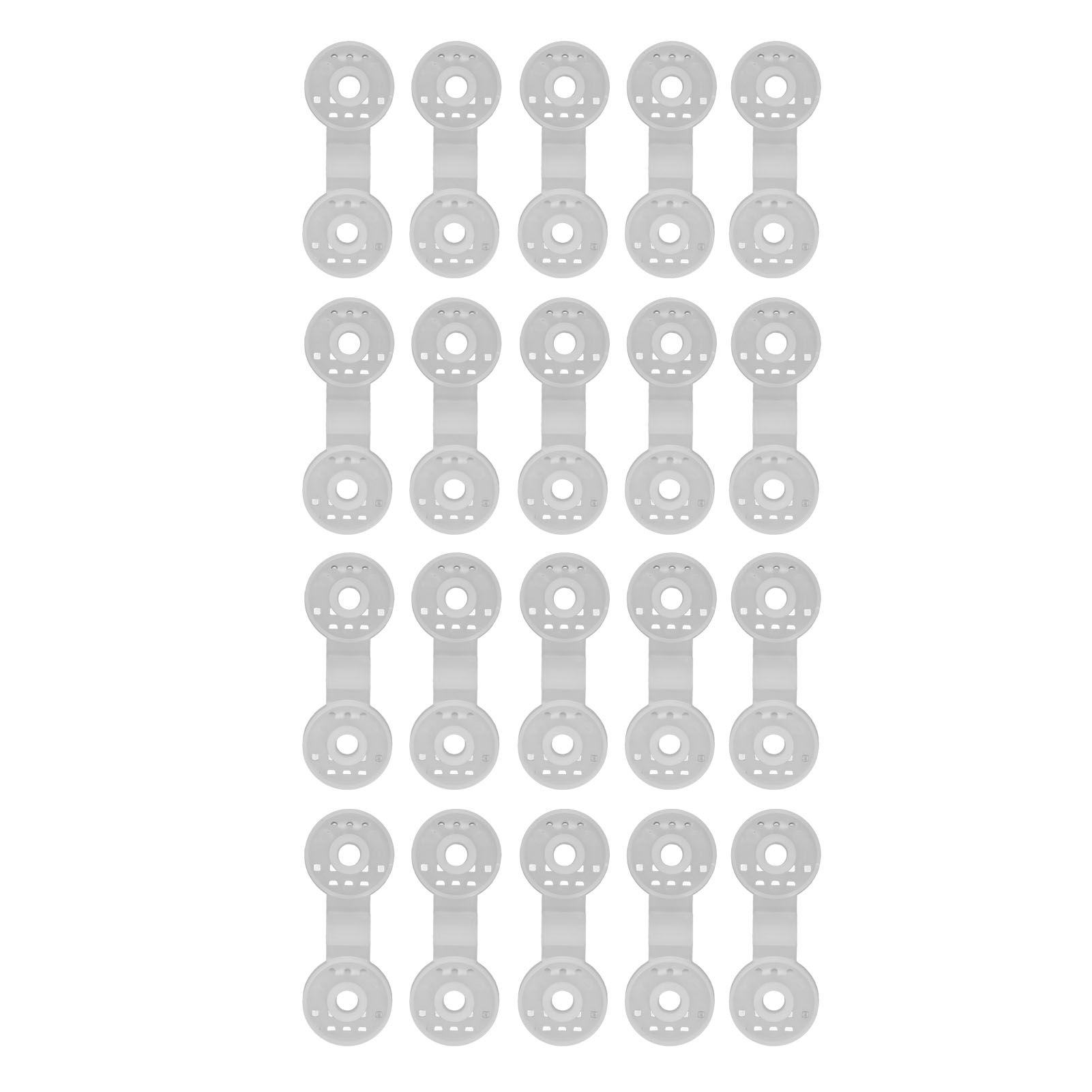 20Pcs Sunshade Net Clip Round Shade Cloth Clips Greenhouse Film Fixing Clamp for Tent Greenhouse Accessories