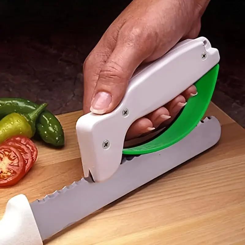 2 pcs Portable Knife Sharpener, Scissors Blade Sharpeners Kitchen Sharpening Tools Handheld Pocket Knives Sharpener For Outdoor โ image 2