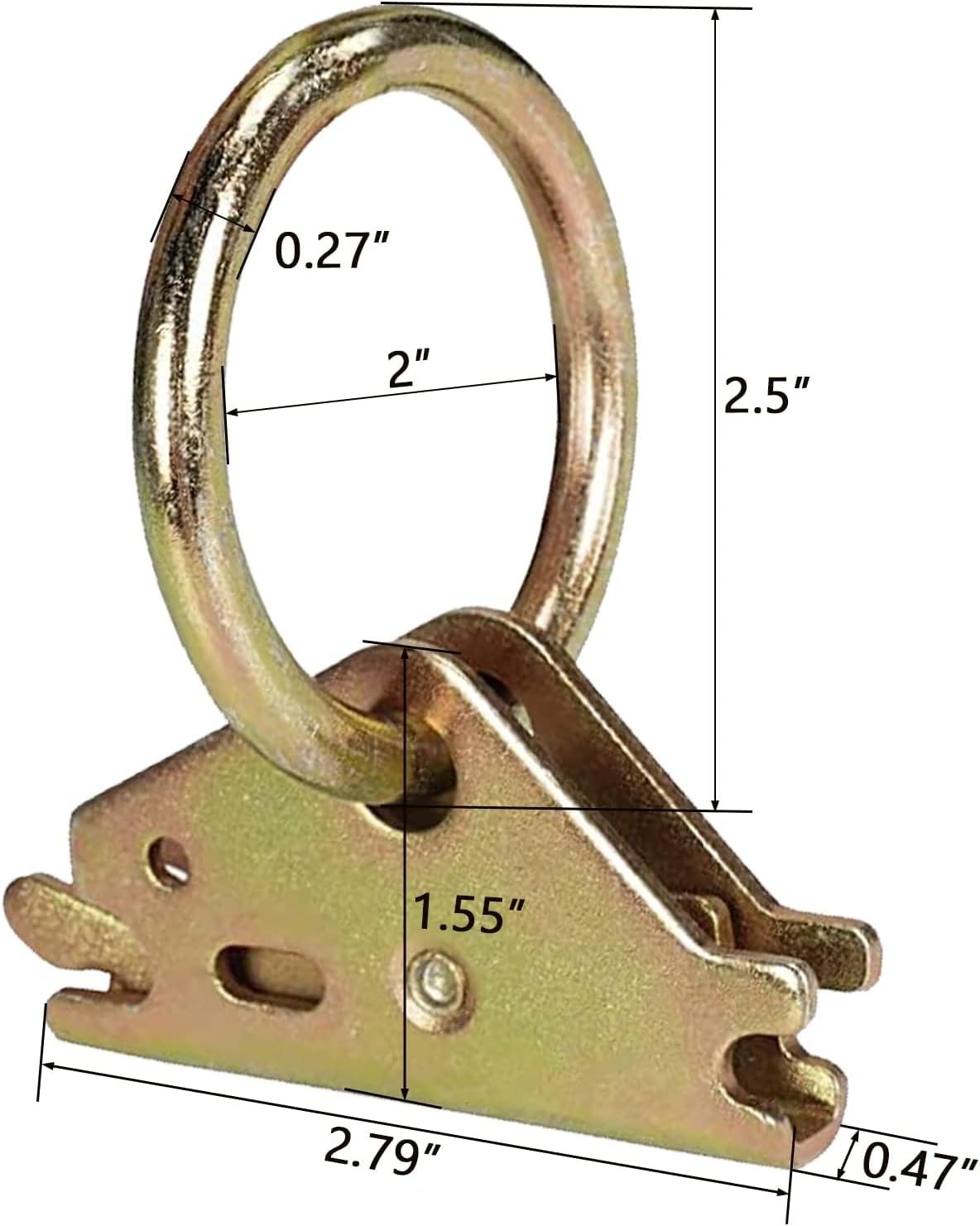 E-Track Wood Beam End Socket Accessories(10pcs) and E-Track O Ring Tie-Down Anchors(20pcs) — image 4