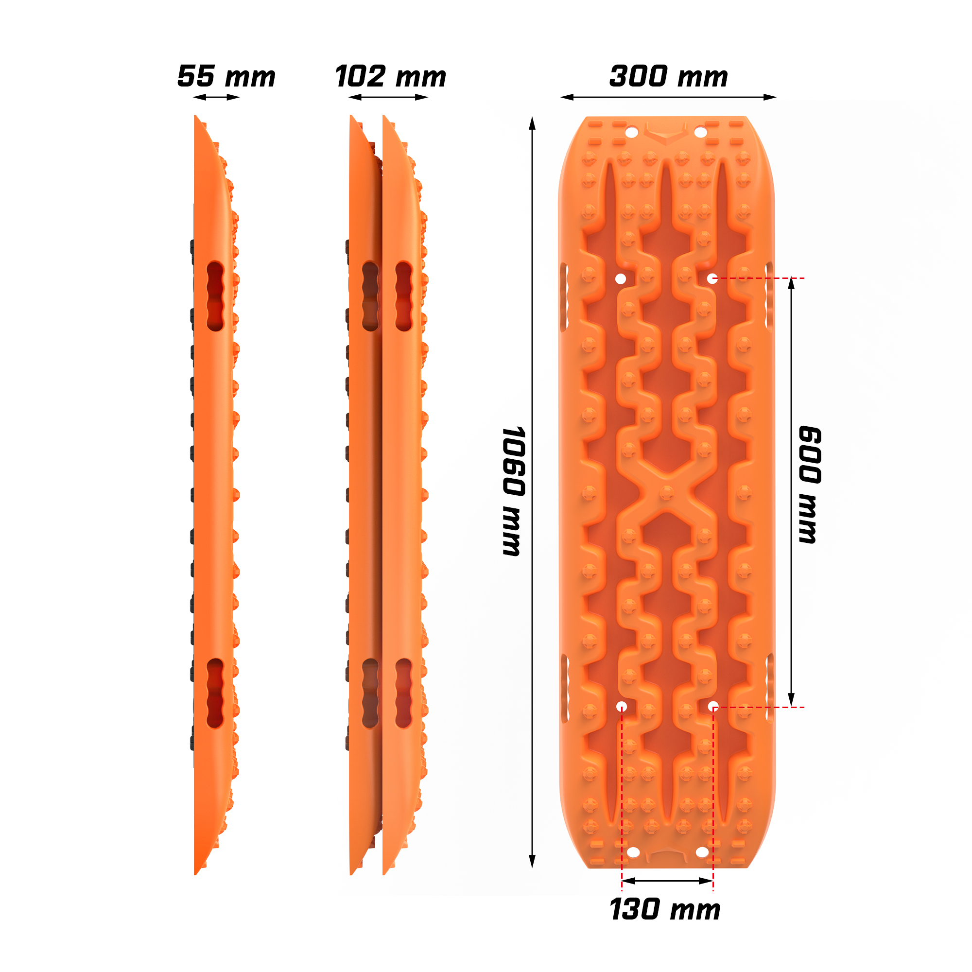 X-BULL Recovery tracks Sand 4x4 4WD Snow Mud Car Vehicles ATV 2pcs Gen 3.0 — image 5