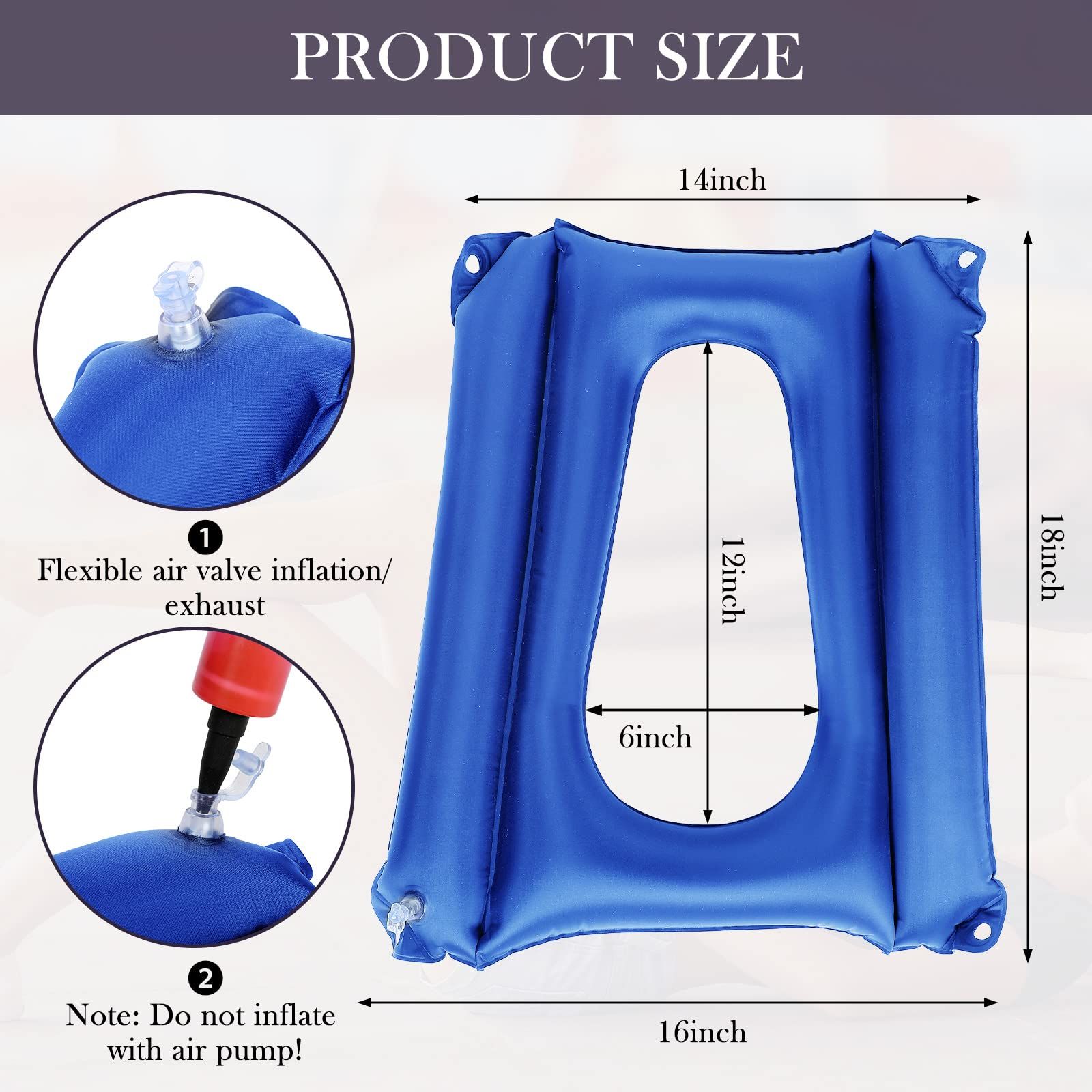 Bed Sore Cushions for Butt Inflatable Bed Sore Pads Nursing Bed Pad to Prevent Bed Sores for Elderly Bedridden Disabled โ image 4