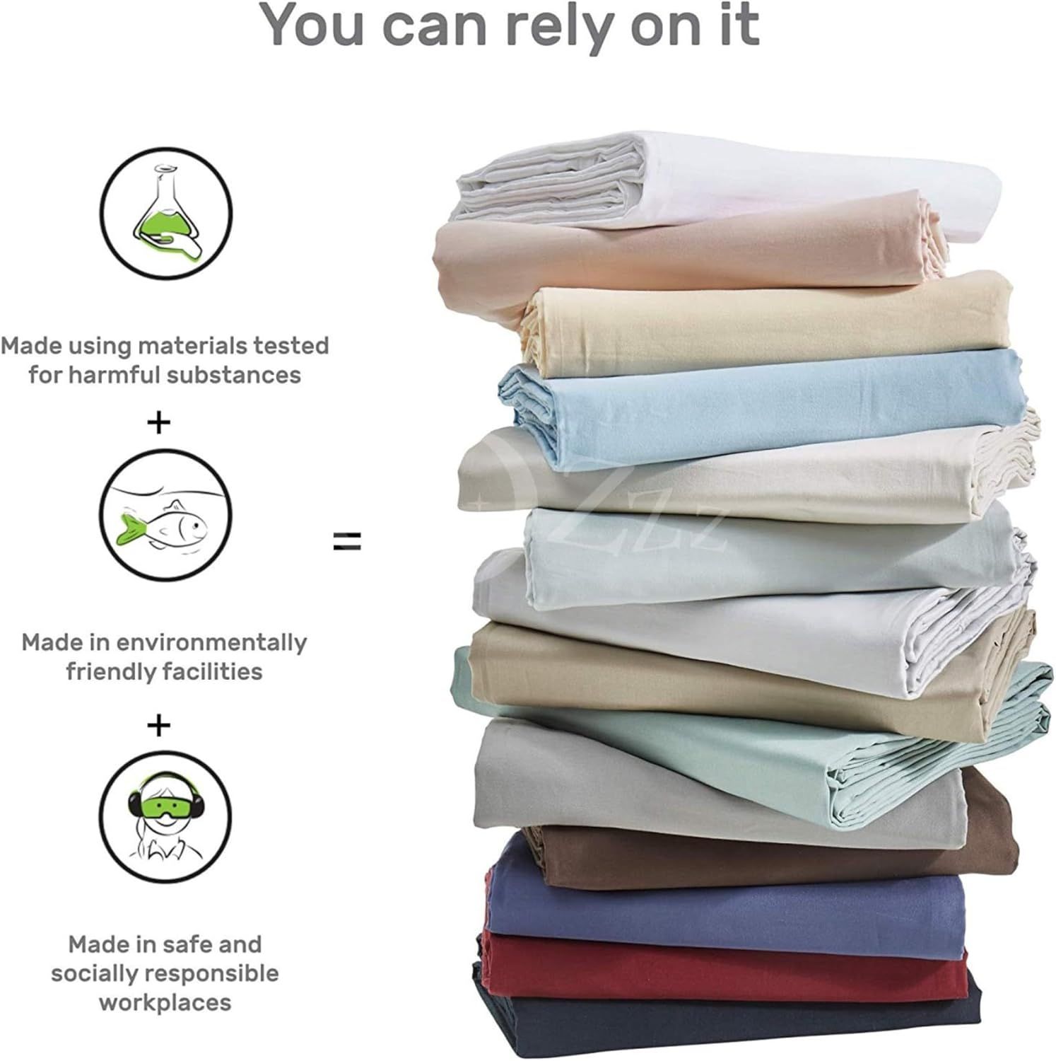 Elegant Comfort Premium Hotel Quality 1-Piece Single Flat Sheet, Luxury and Softest 2000 Thread Count Bedding Flat Sheet(Single,Cream White) โ image 4