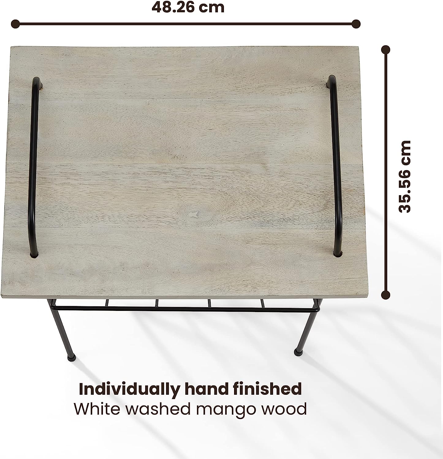 Crosley Wiltshire Turntable Stand Modern Retro White Wash Wood — image 6