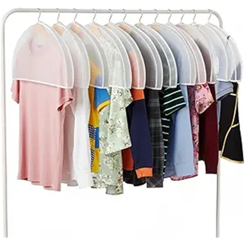 Shoulder Covers for Hanging Clothes, Pack of 12, Shoulder Cover for Closet Storage, Breathable Clear Plastic Clothes Cover for Hanging T Shirt, Suit, Coat — image 3