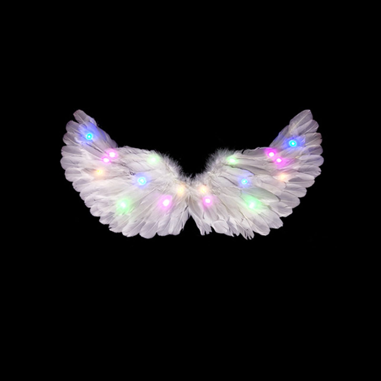 Glowing Angel Wings with LED String Lights Halloween Party Cosplay Costume Accessories Props β image 4