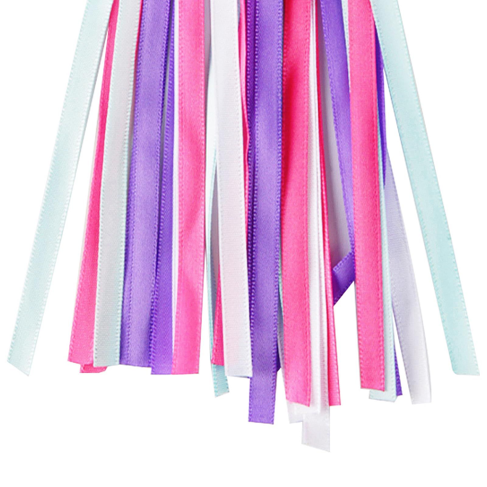 1 Pair (2pcs) Kid's Bike Streamers, Bicycle Tassel Ribbon Scooter Handlebar Decorations, Colorful Balance Bikes Accessories — image 4