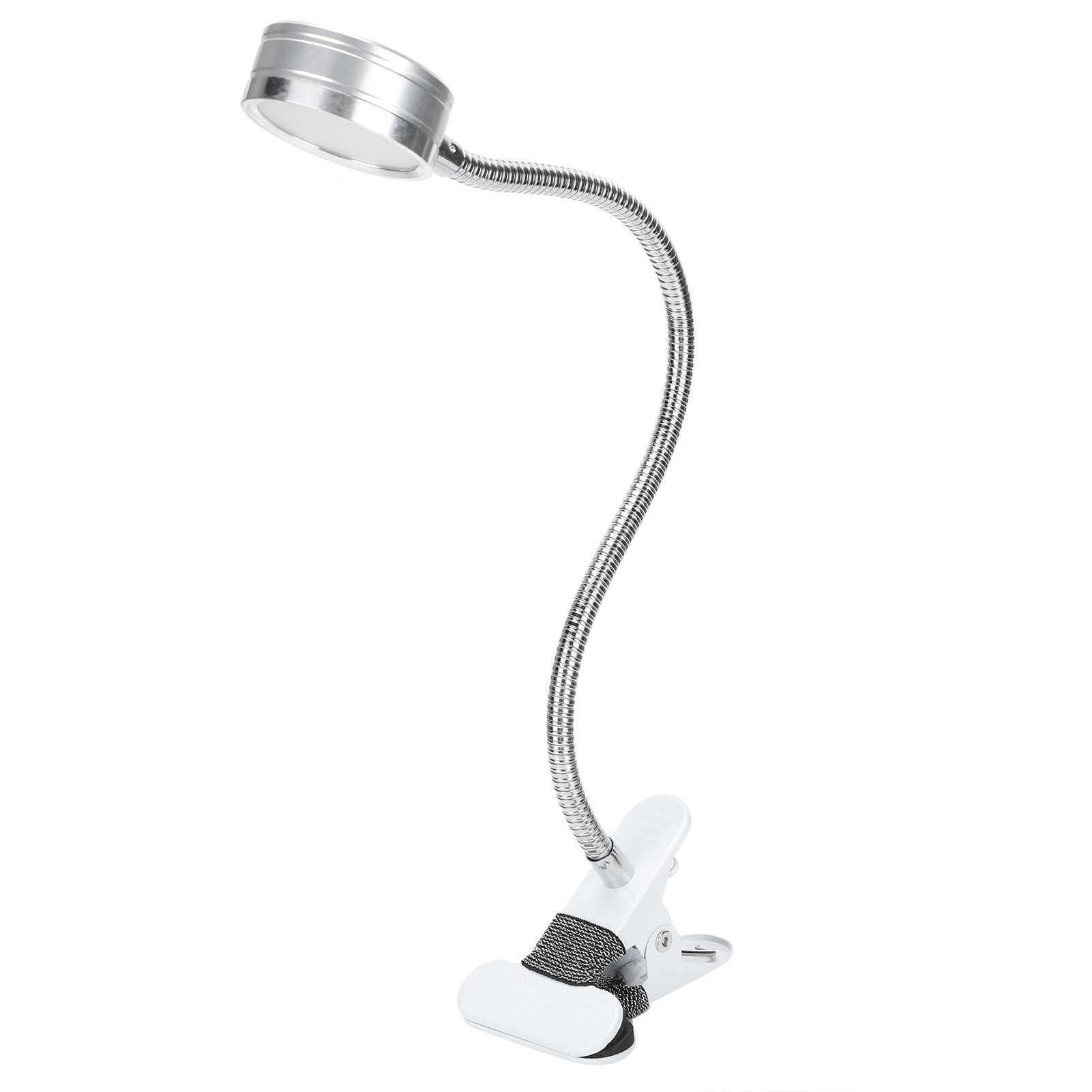 Clamp Light USB Warm Cold Color Temperature 360 Degrees Adjustable Gooseneck Light (Silver) โ image 6