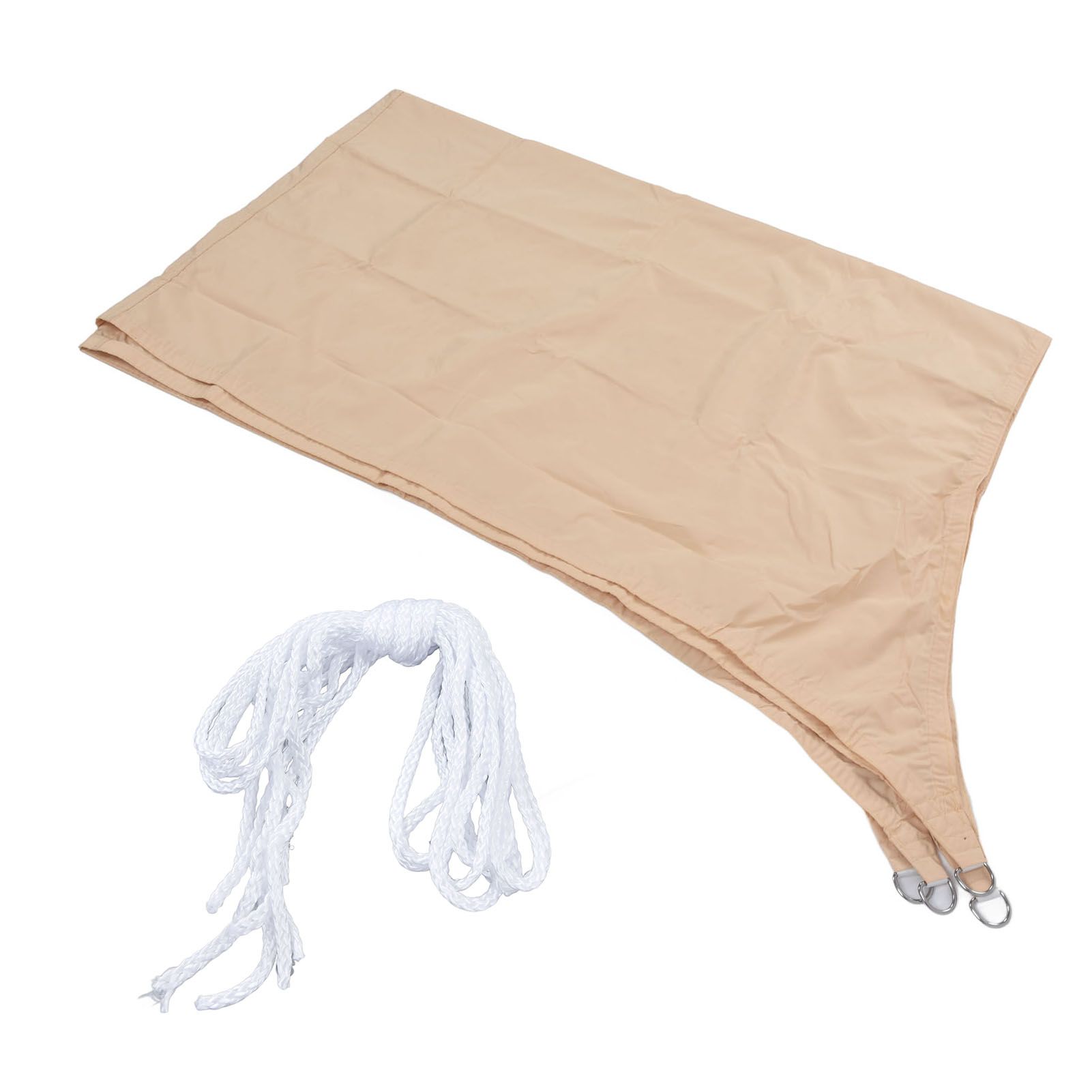 Sun Shade 2x3m Quadrangle Beige Wear Resistant Durable Polyester Waterproof Widely Used Portable Lightweight Shade Sail — image 3