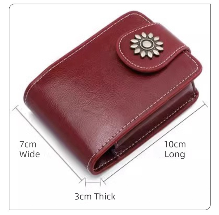 Black Sleek Compact PU Leather Flap-Top Lip Gloss Organizer with Built-in Mirror β image 3