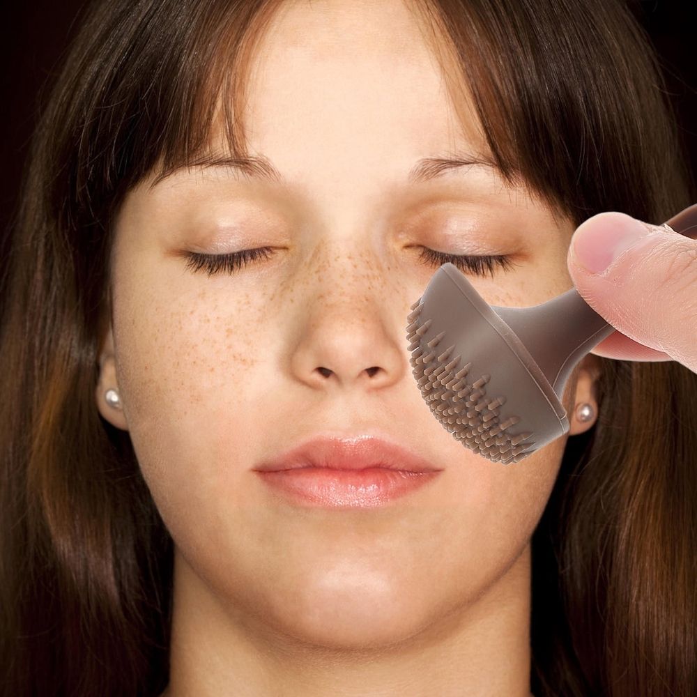 Natural Brown Silicone Stamp Tool Waterproof Temporary Face for All Skin Types