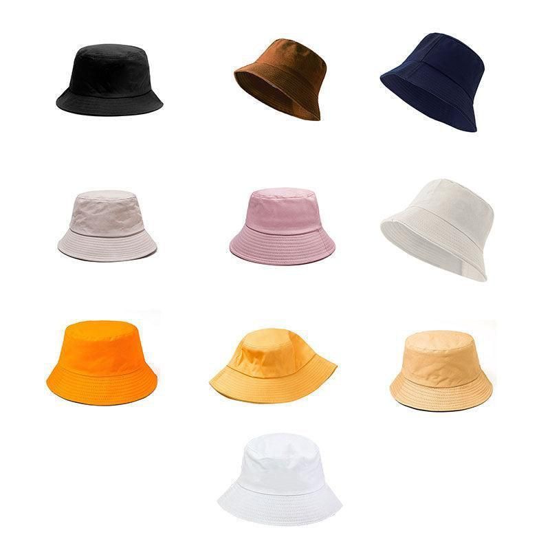 9 Colours Unisex Sun Bucket Hat Perfect for Outdoor Adventures - Khaki — image 3