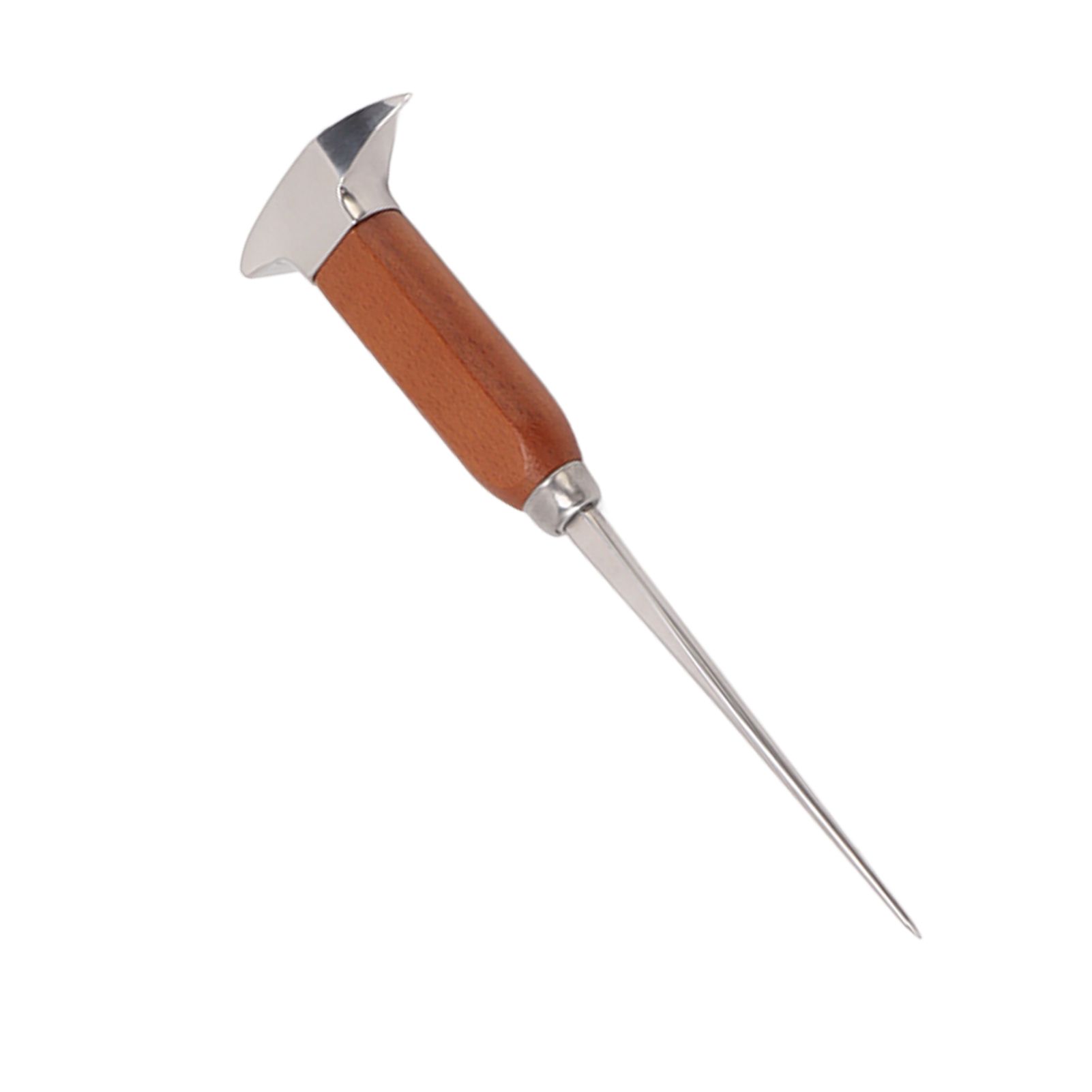 Ice Pick with Wood Handle Stainless Steel Ice Chipper Ice Crusher Tool for Bars Bartender — image 4