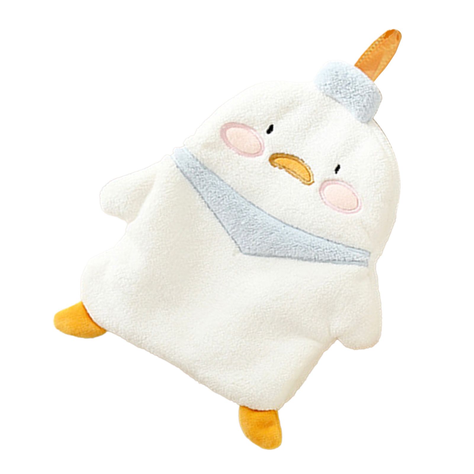 Animal Hand Towel Soft Cute Wall Mounted Dish Cloth Hand Dry Towel for Kitchen Bathroom Duck — image 4