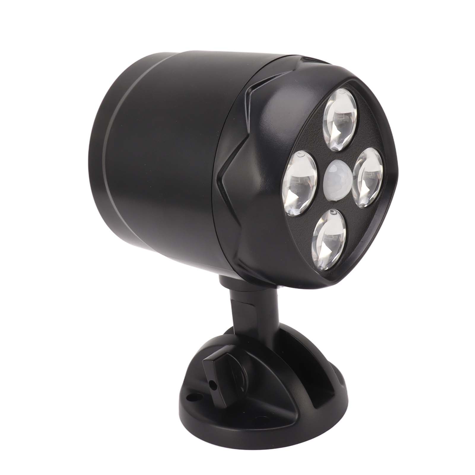 4 LED Spot Light Outdoor Waterproof Wall Mounted Rotating Projection Floodlight Spotlight with Motion Sensor for Yard — image 5
