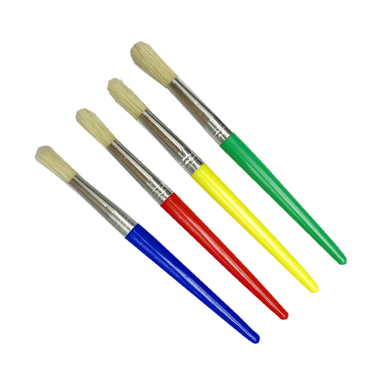 4PCS children's oil painting brushes, Easter party favorite, simple children's brushes, watercolor brushes โ image 4