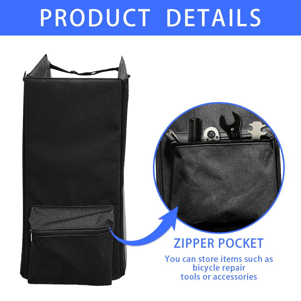 Folding Bicycle Storage Box Car Trunk Storage Box Foldable Bike Storage Container,29 x 58 cm โ image 4