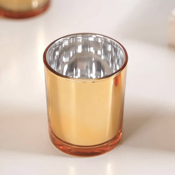 40 Pack Gold Votive Tealight Candle Holders Valentines Day Mercury Wedding Decor Glass Candlestick Party Decorations Bridal Baby Shower Event — image 5