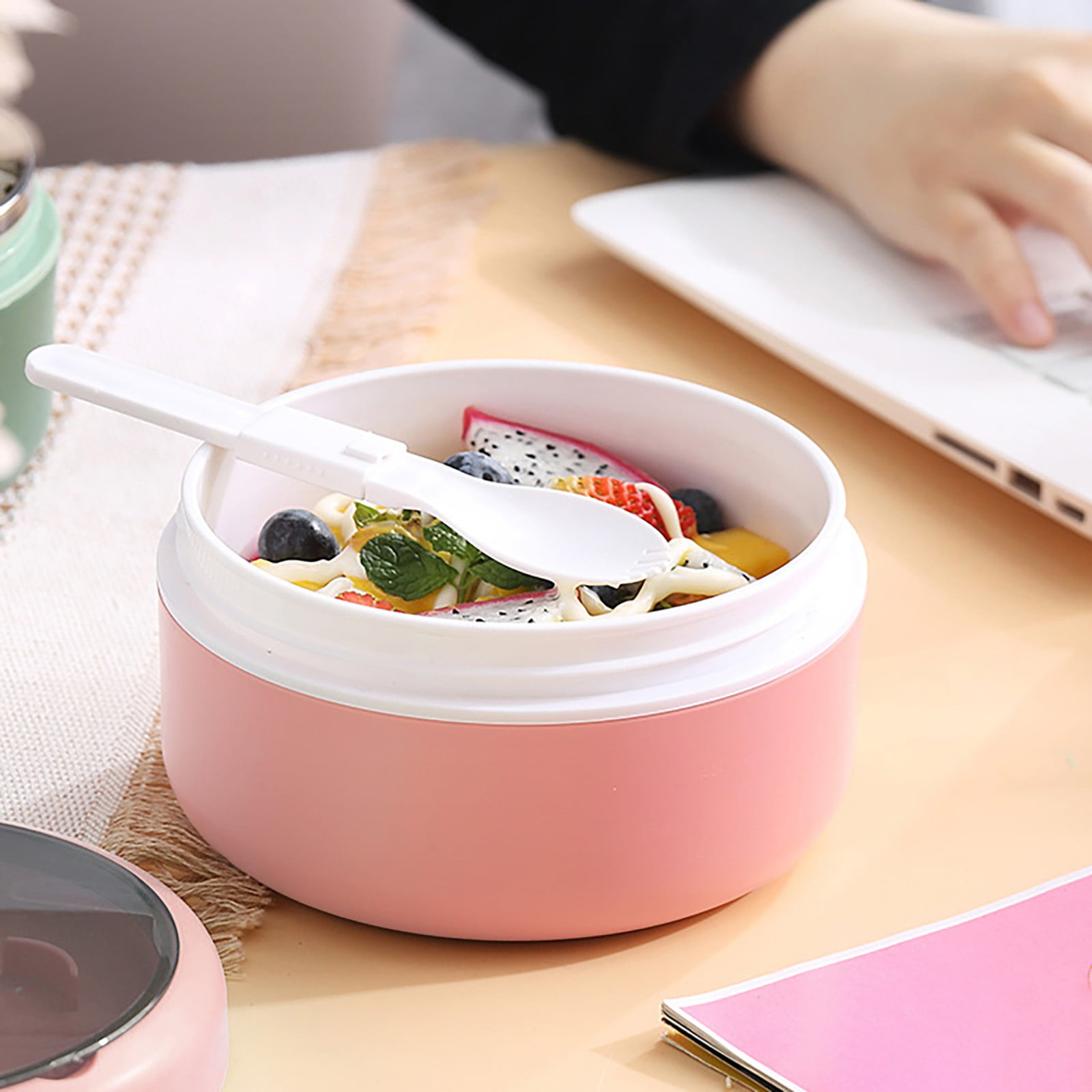 Soup Bowls, Microwave Ramen Bowl with Lid, Lunch Box with Lid, Durable and Heat Resistant Bowl for Noodles, Rice, and Soups, Perfect for Home, Office, or — image 4