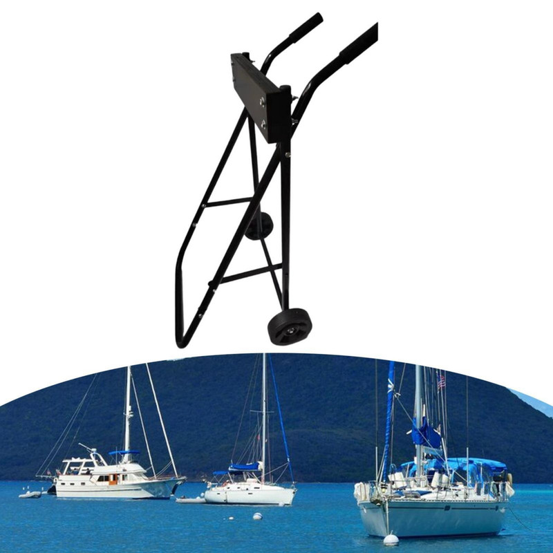 Outboard Boat Motor Stand Carrier Cart Engine Stand Multi Purpose Easy to Use Sturdy Support,Trolley for Storage Maintenance — image 5