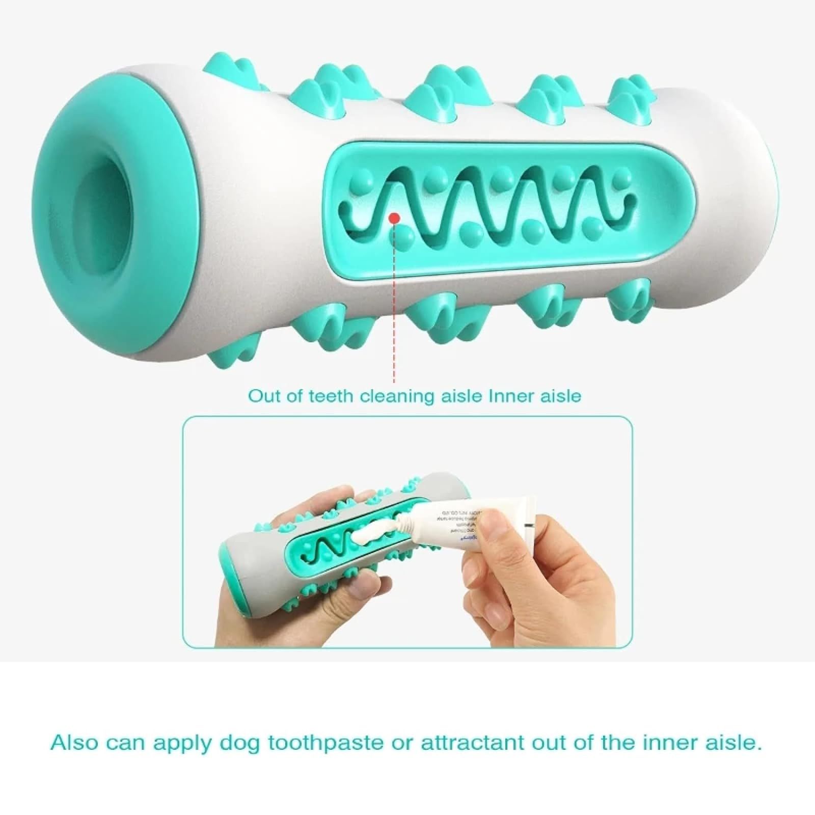 Dog Toys Teething Sticks Chewable Teeth，Dog Chew Toothbrush，360° Dog Toothbrush Chew Toy，Care Teeth Cleaning Pooch Dental (Blue) — image 5