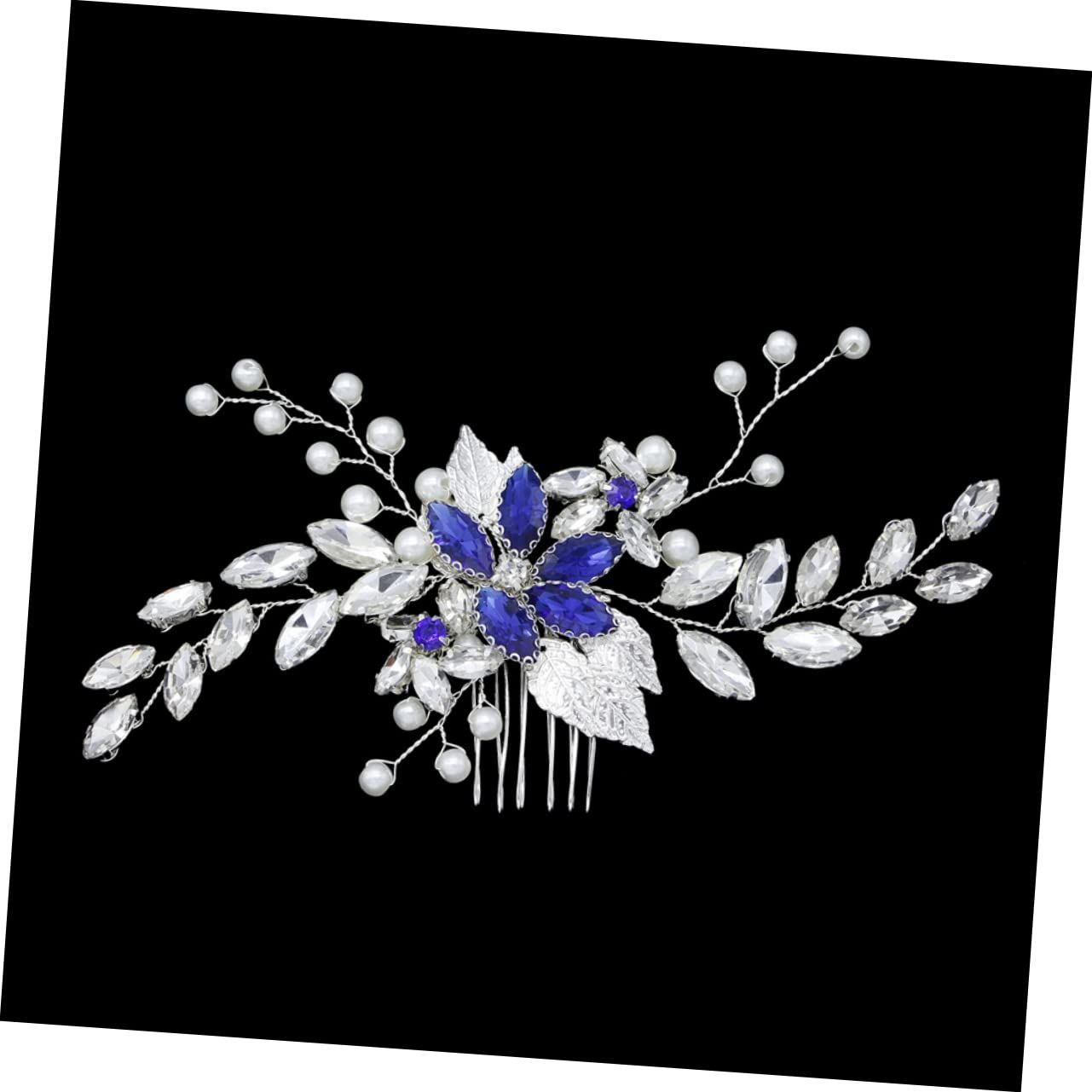 Womens Hair Accessories Hair Comb Wedding Hair Accessories for Women Hair Insert Comb Rhinestone Headpiece Bridal Comb — image 3