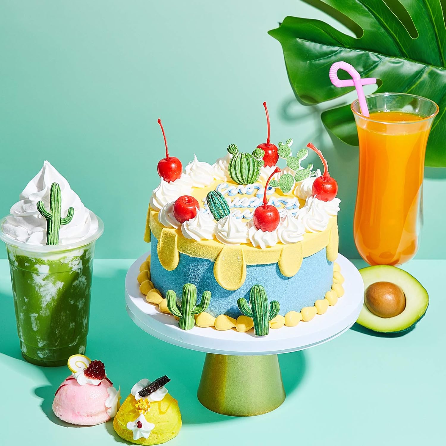3 Pieces Cactus Silicone Fondant Moulds Cacti Hawaiian Cake Moulds Set for Making Sugar Chocolate Candy Gum Paste Cupcake Cake Decoration Supplies โ image 5