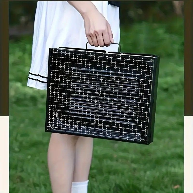 Portable Folding Grill: 4-Step Assembly, Light & Portable, Sturdy Design, Enjoy Outdoor Grilling Anytime โ image 4