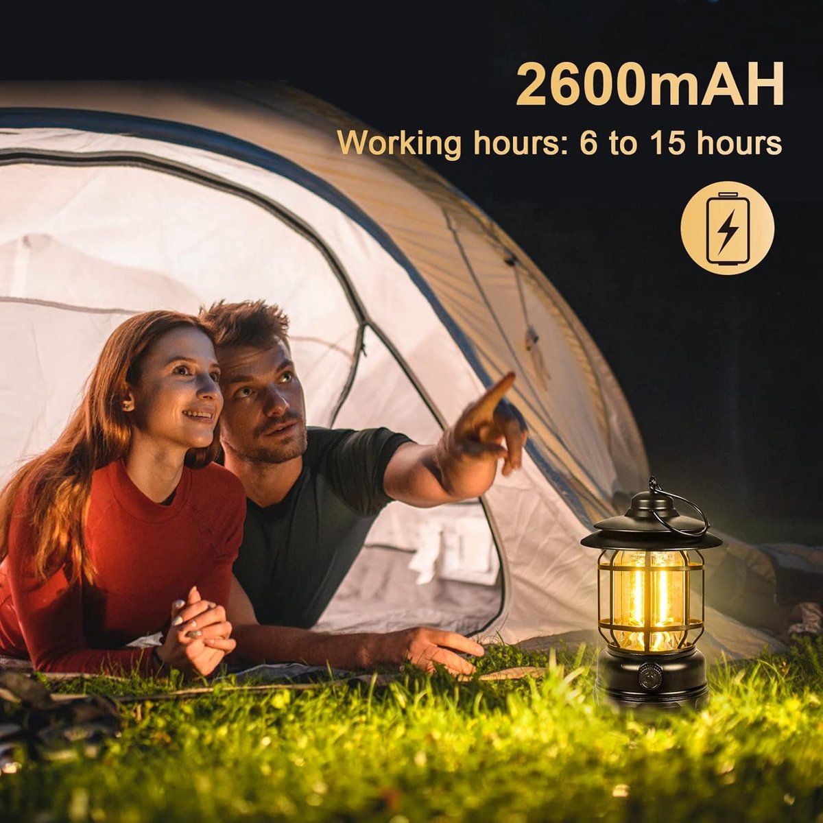 Camping Lamp - Camping - Professional Adjustable LED Tent Lamp - Portable Camping Lamp - Camp Lamp - Tent Lighting - Lights - IPX4 Waterproof - Strong Light — image 5