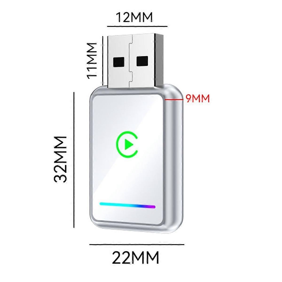 2-in-1 Wireless CarPlay Adapter USB Dongle for CarPlay & Android Auto — image 3