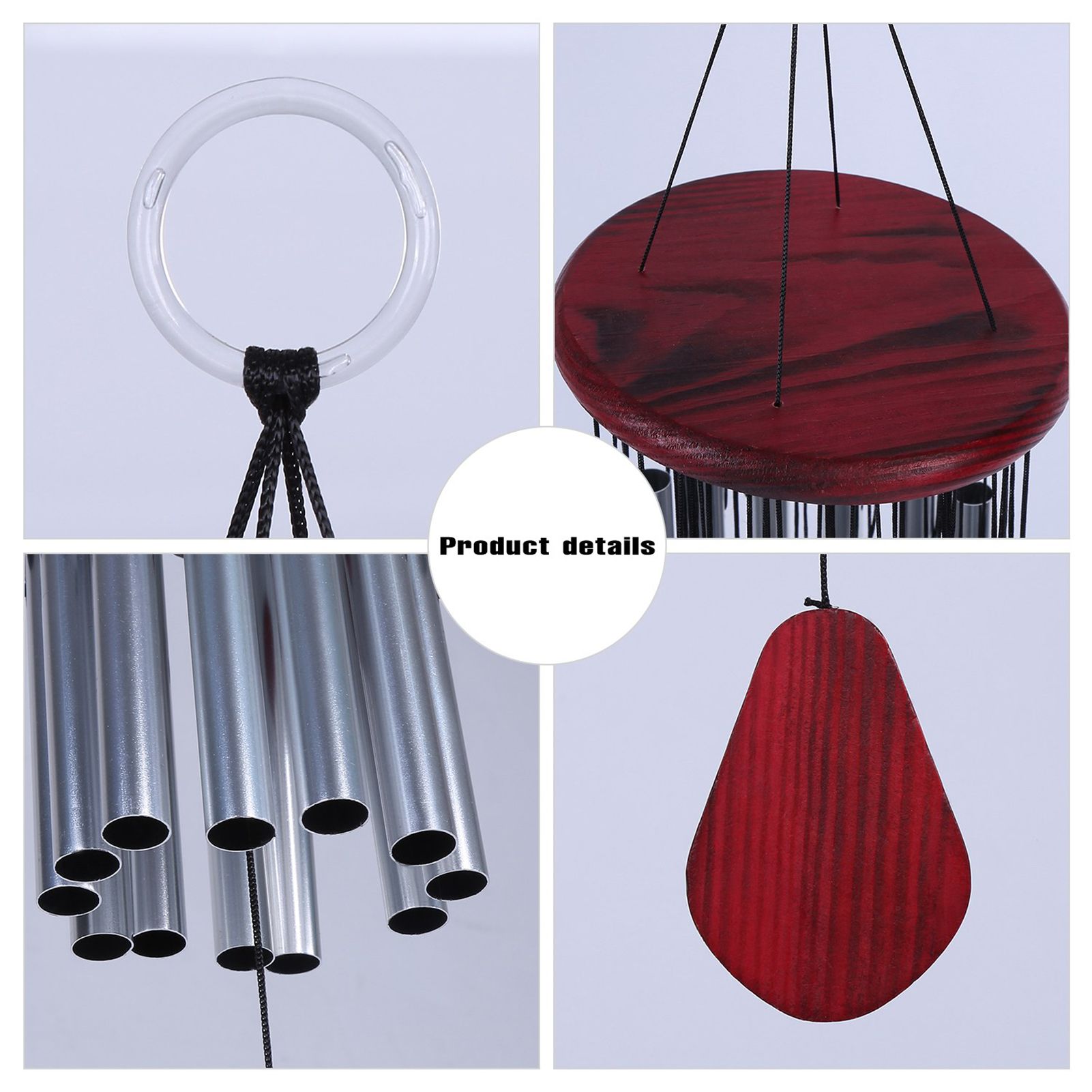 27 Tubes Wind Chimes Tube Gift Decoration for Yard Garden Outdoor Living β image 3