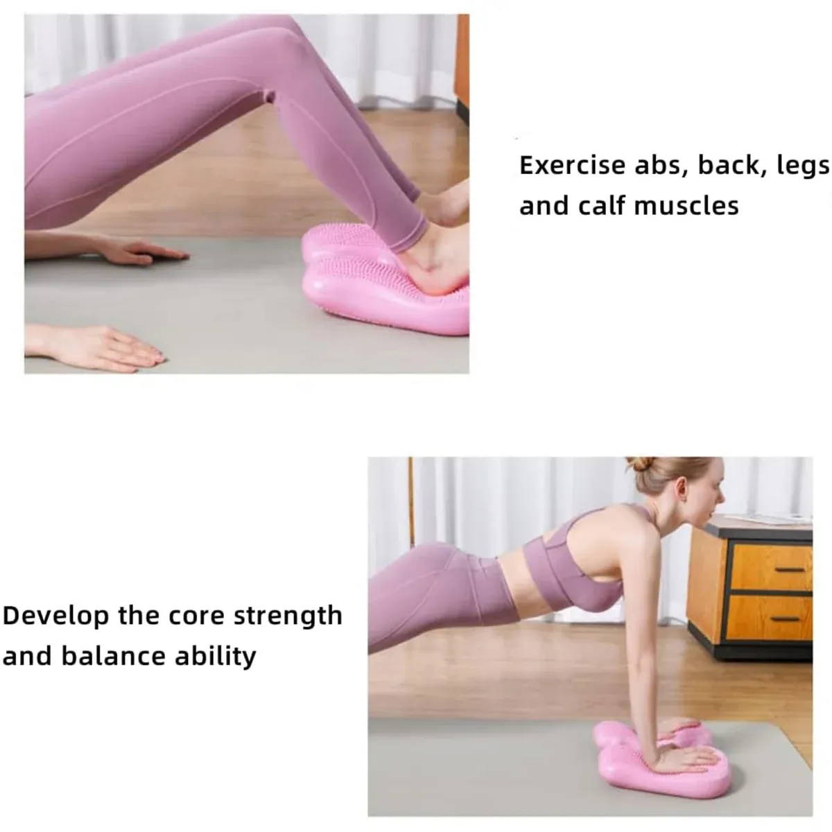 Inflatable Foot Pedal Stepper Fitness Equipment Non Slip Durable for Home โ image 6