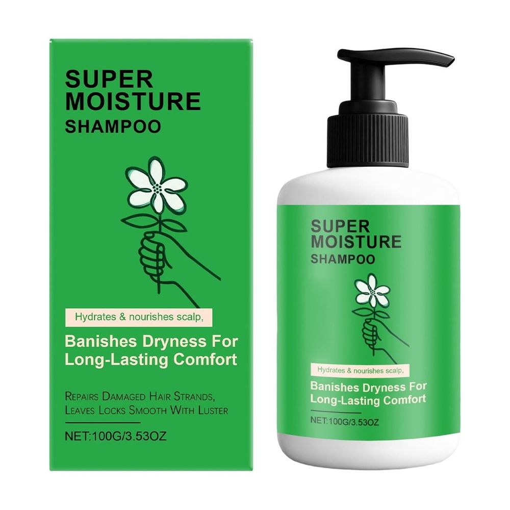 Moisture Shampoo and Conditioner for Dry, Damaged Hair, Hair Care Bundle for Women and Men, Natural, Vegan, Cruelty, Silicone, Paraben, and Sulfate Free, Color Safe