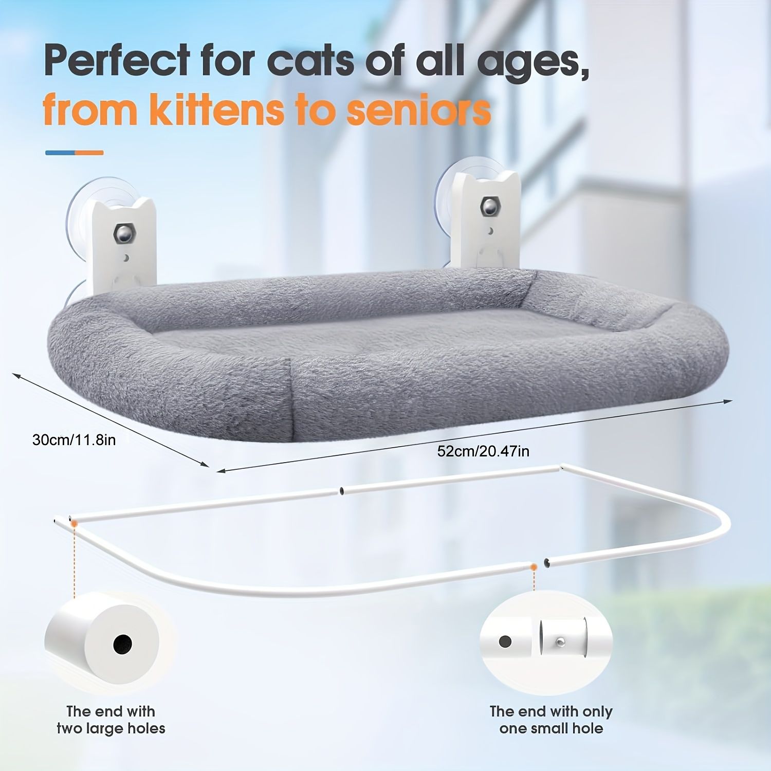 bird watching cat bed โ image 3