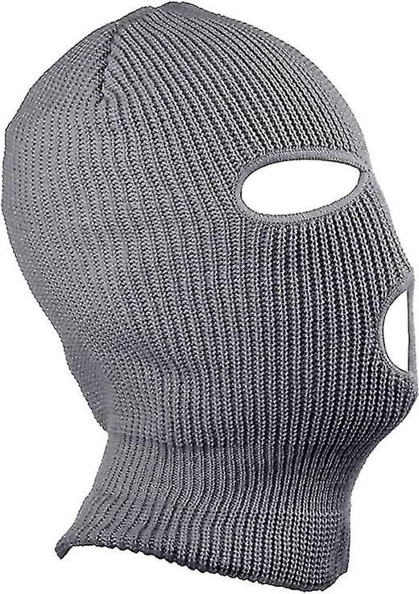 2x Facemask I Sports hat I Three-hole hat I Ski hat I Bivouac I Balaclava I One Size I Gray — image 5